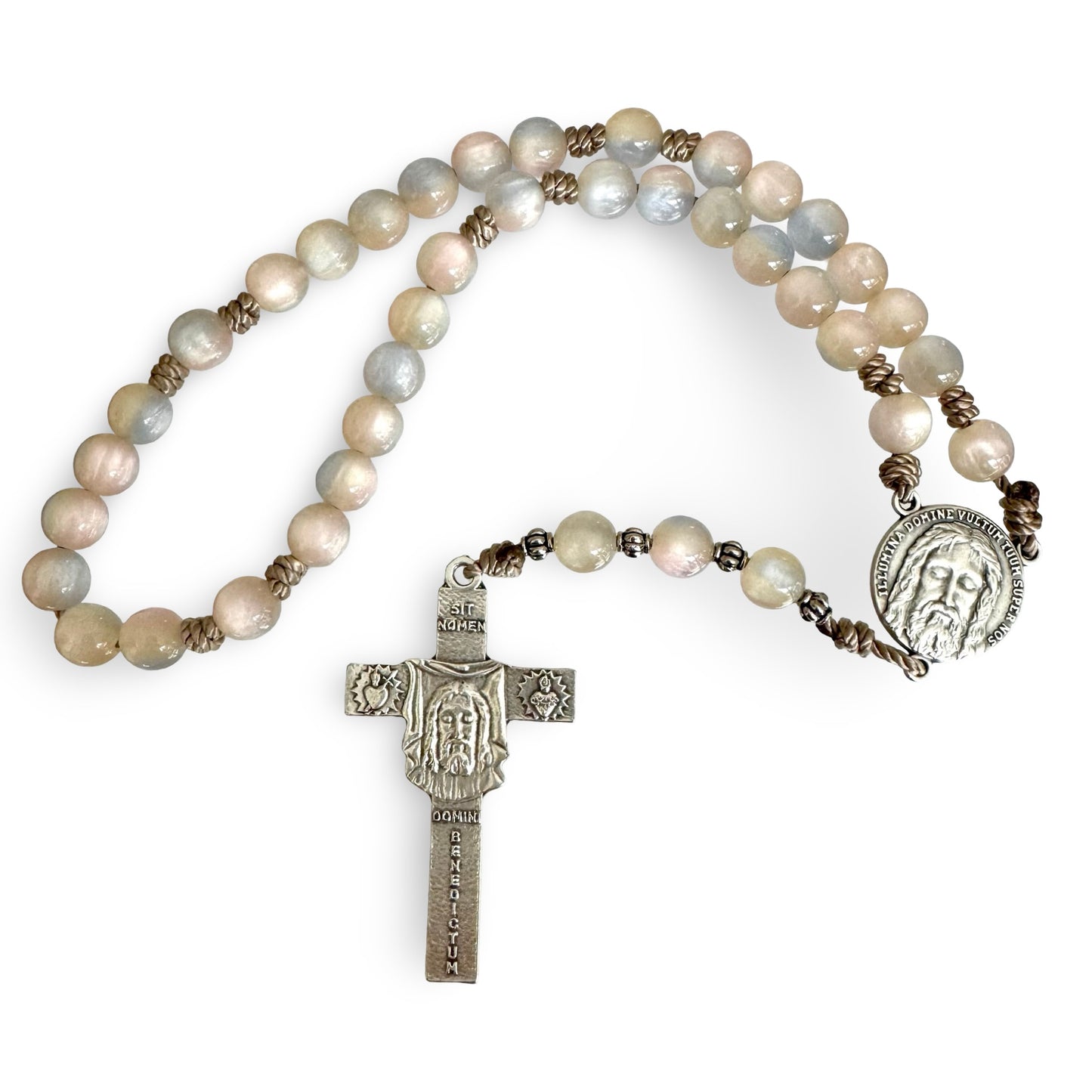 Chaplet of the Holy Face with Holy Face Crucifix - made by SCTJM