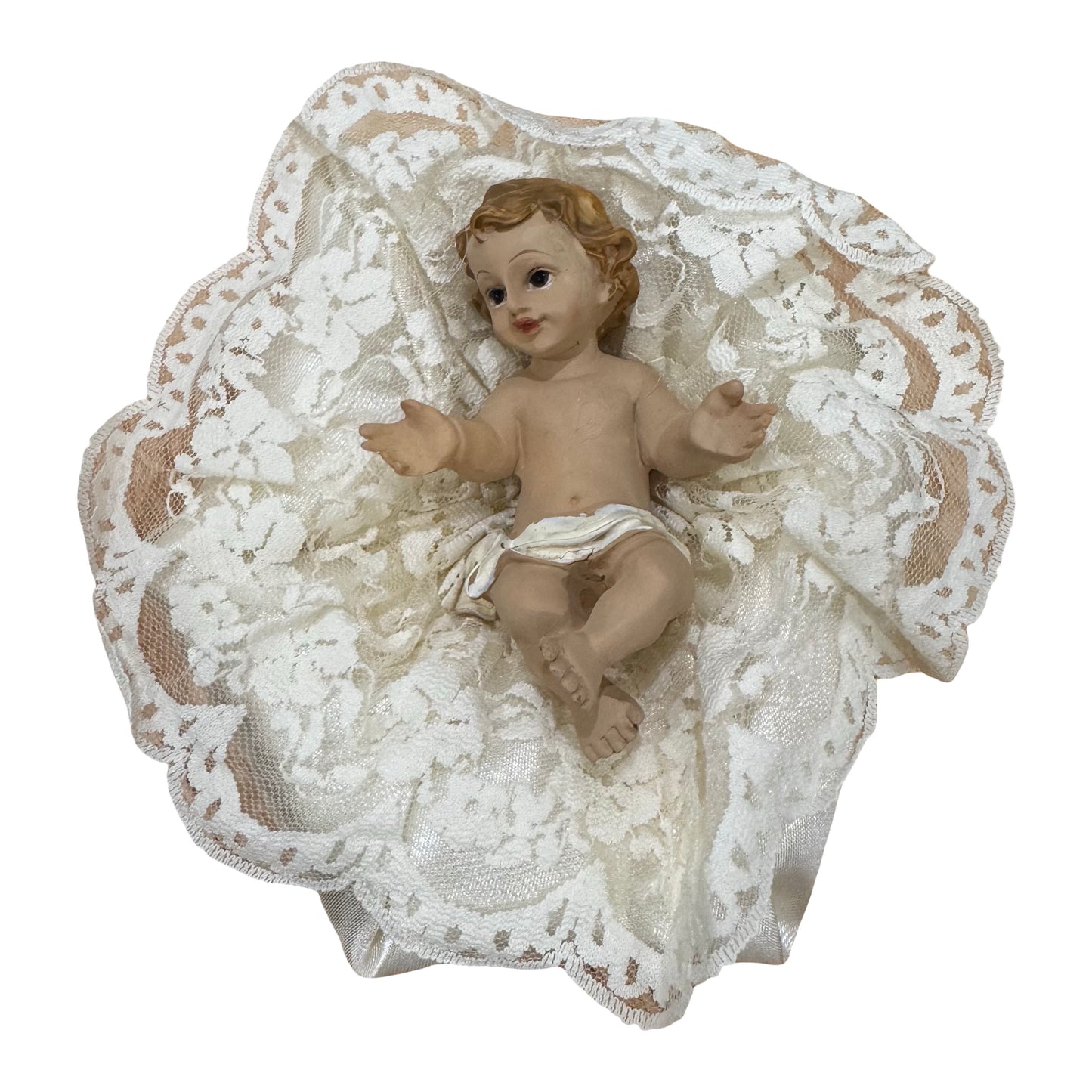 Baby Jesus Lace Manger