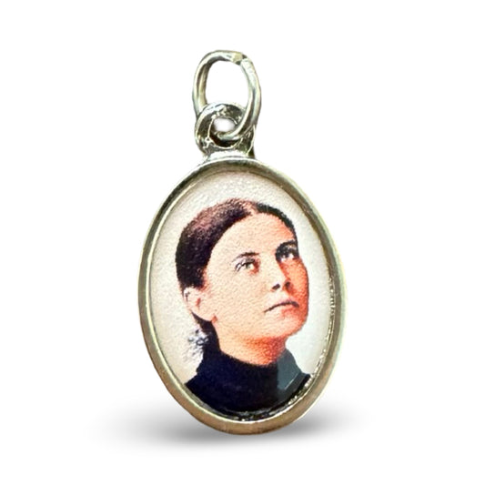 St. Gemma Galgani Oval Relic Medal
