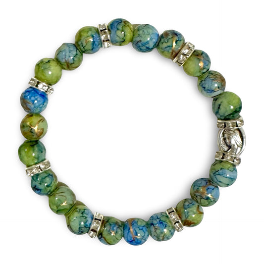 Marble Chaplet of Peace Bracelet