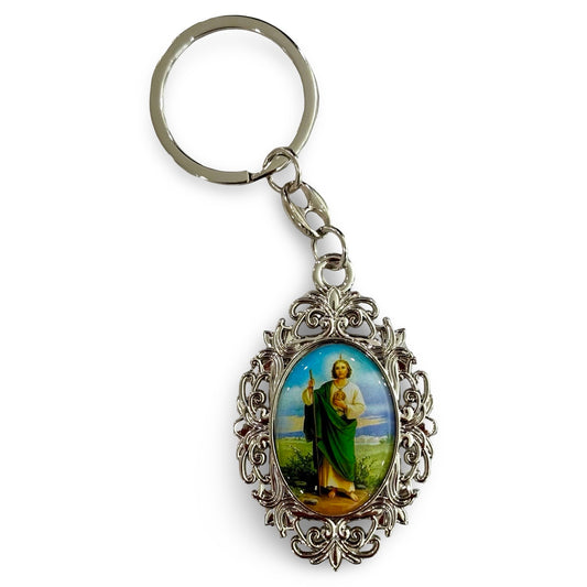 St. Jude Large Embellished Keychain