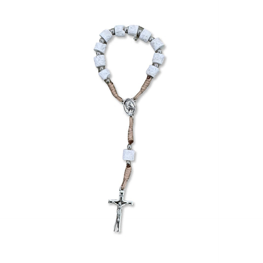 Refined Stone Our Lady Queen of Peace Decade Rosary