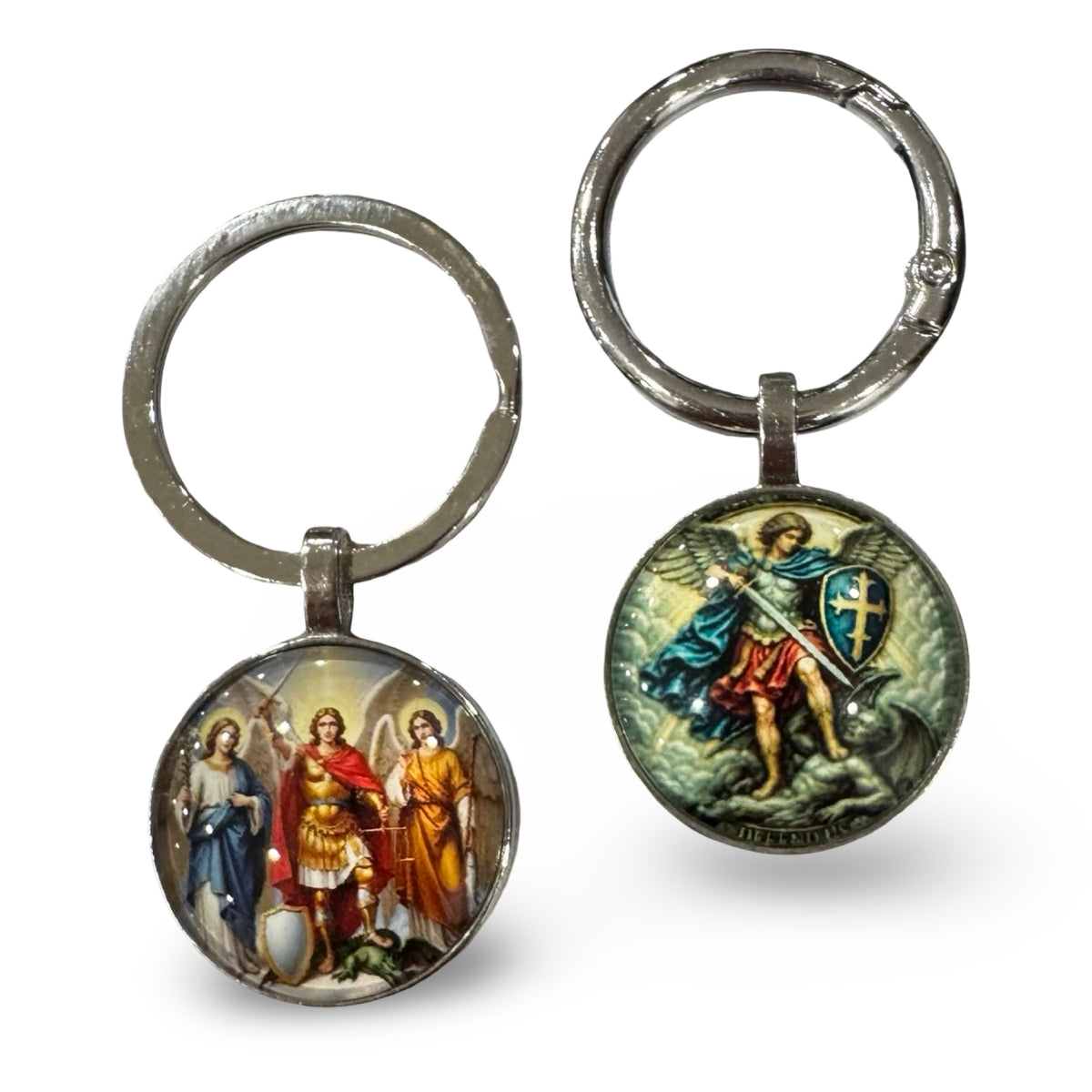 Colorful Keychain of Three Archangels