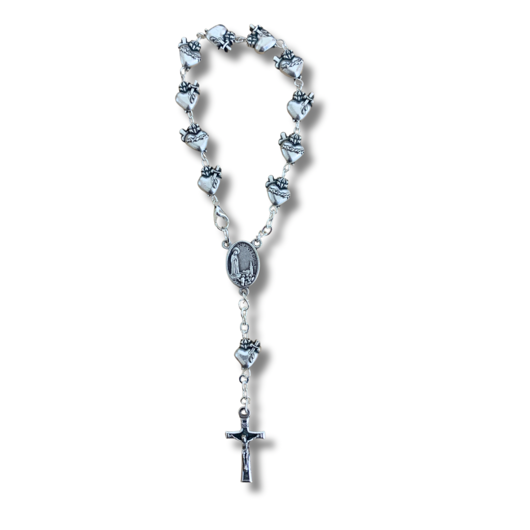 Pierced and Immaculate Heart Fatima Decade Rosary
