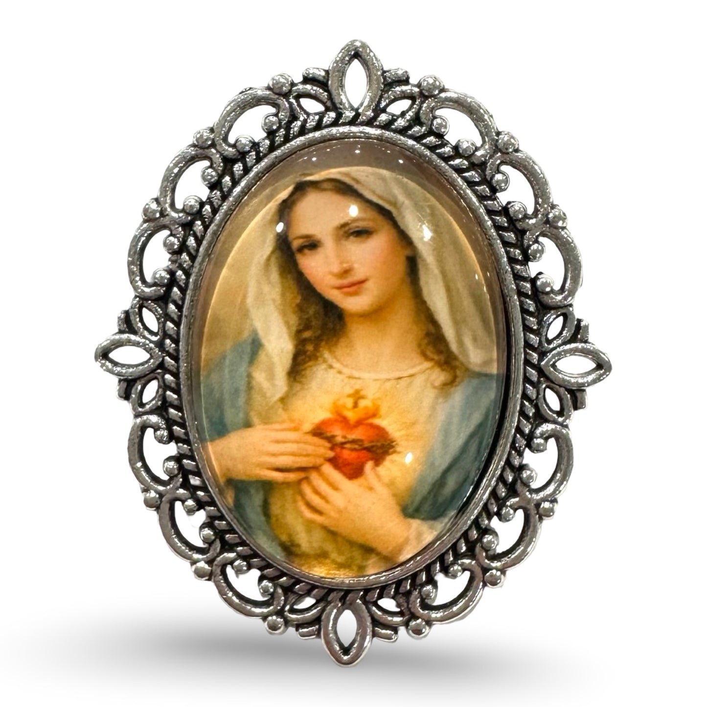 Immaculate Heart Embellished Pin