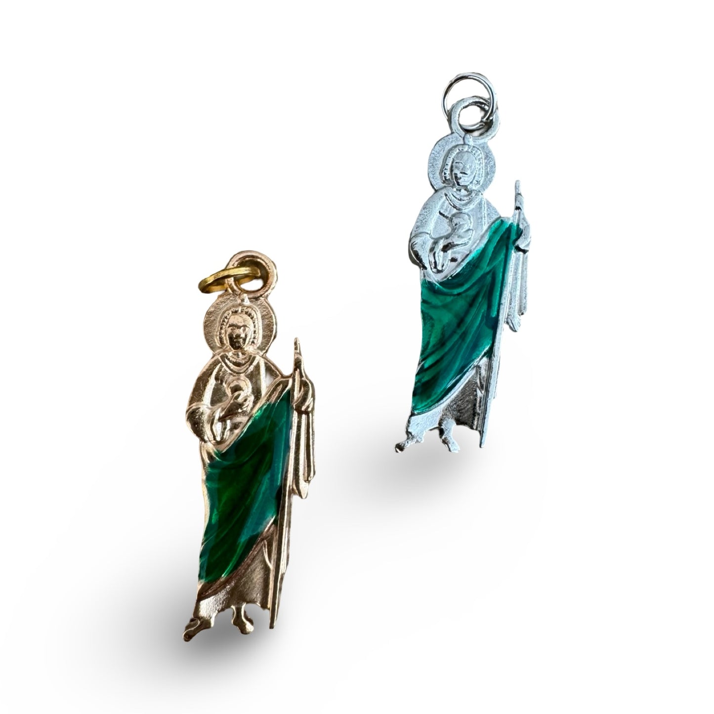 Colored St. Jude Pendant and Holy Card