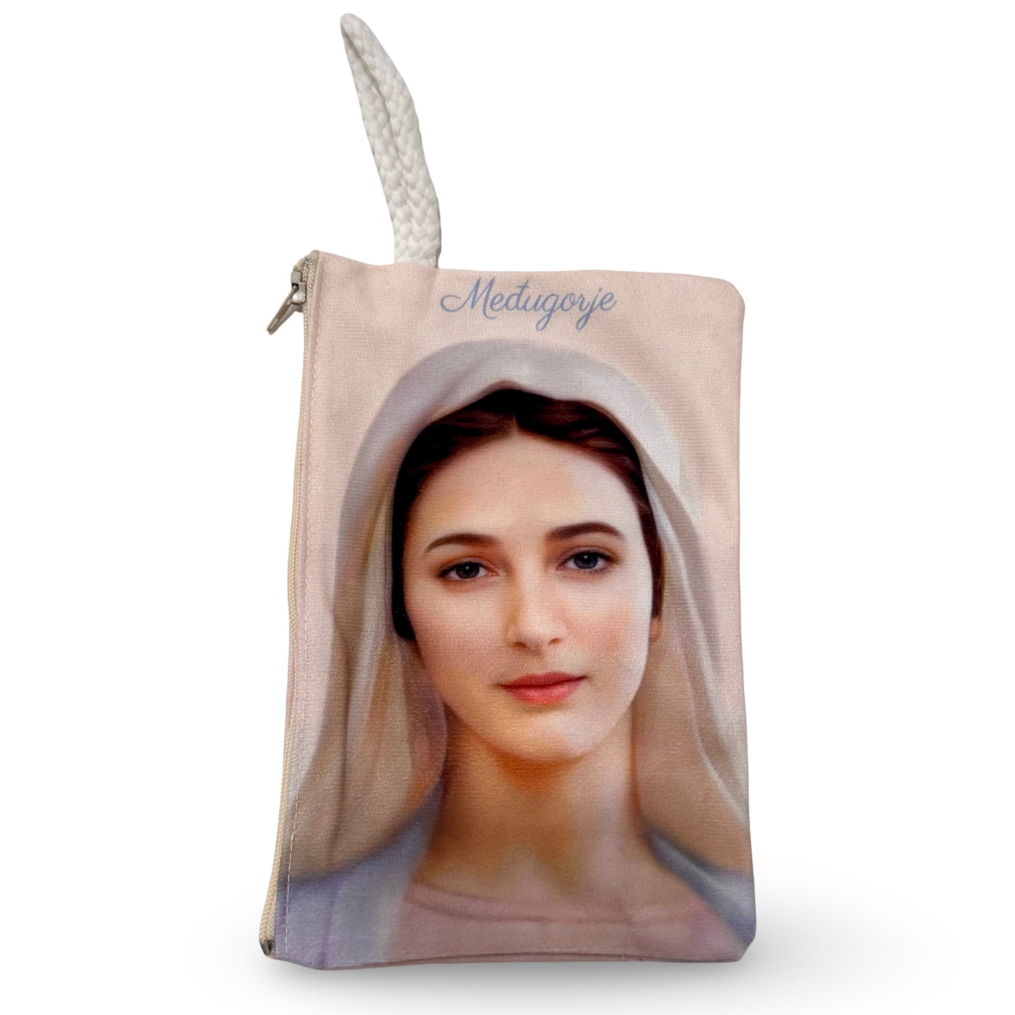 Queen of Peace Large Zipper Pouch