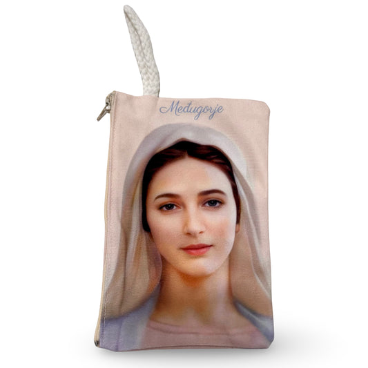 Queen of Peace Large Zipper Pouch
