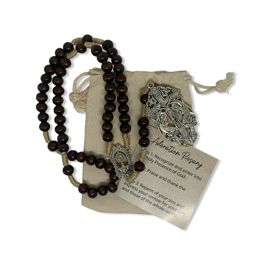 Adoration Rosary with Eucharistic Pendant
