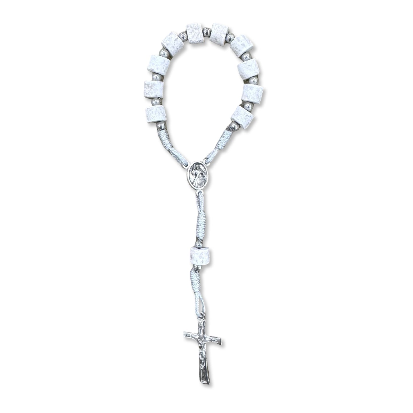 Refined Stone Our Lady Queen of Peace Decade Rosary