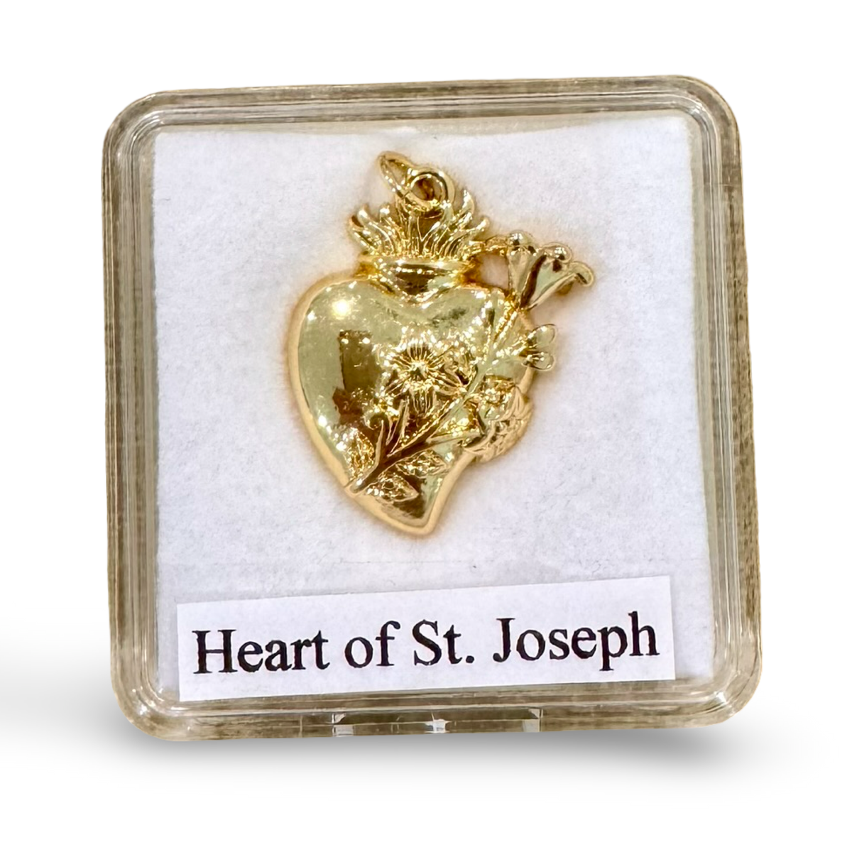 Heart of St. Joseph Gold Pendant