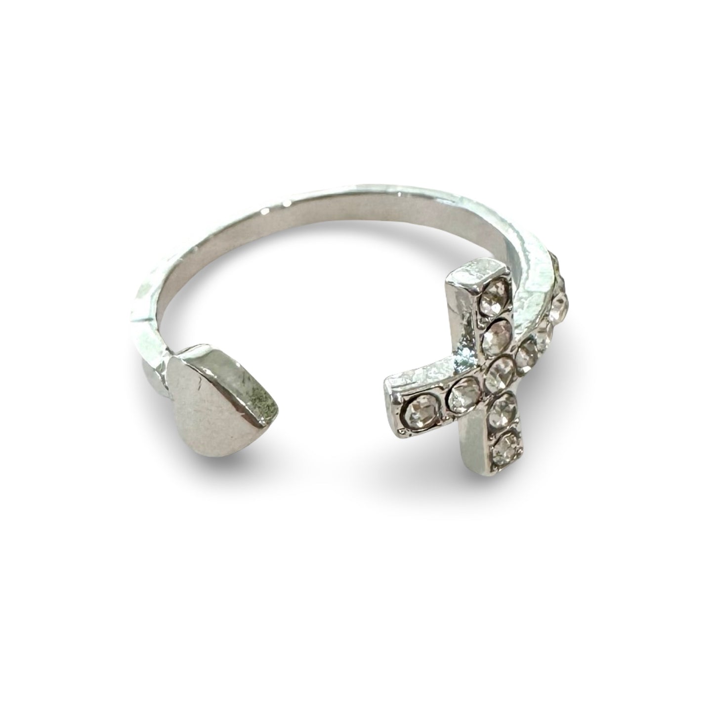 Heart and Cross Ring