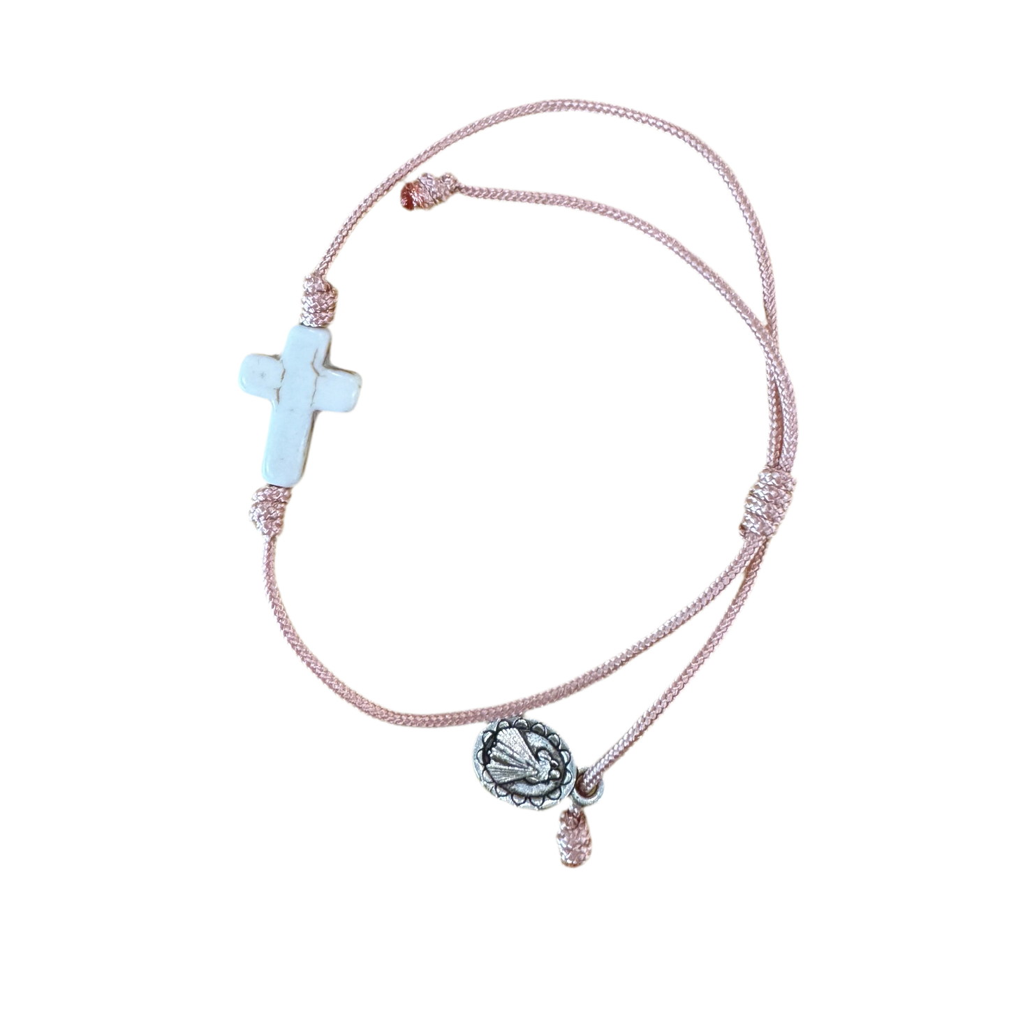 Stone Cross Bracelet