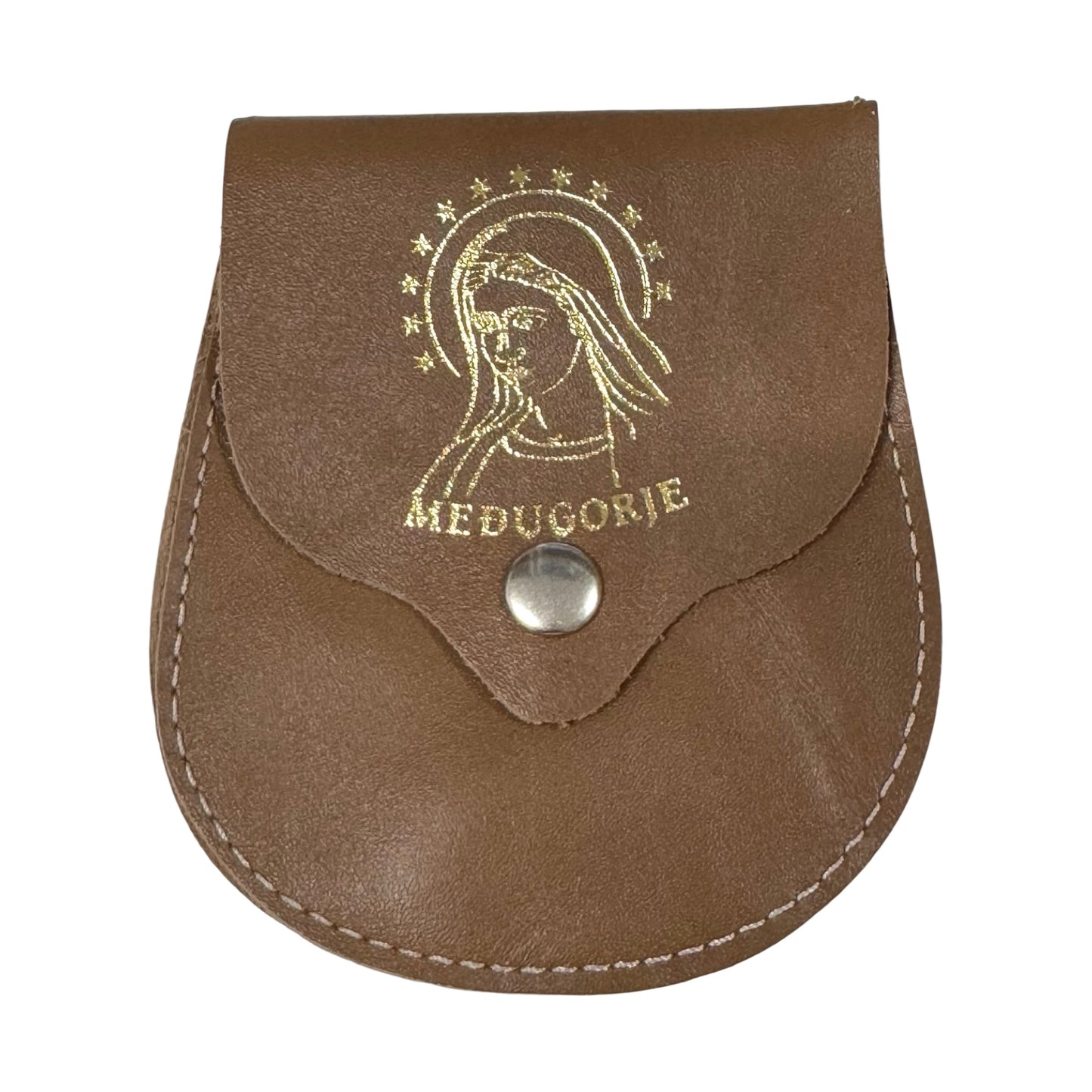 Queen of Peace Leather Pouch of Assorted Colors