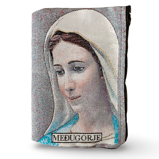 Queen of Peace Blue-Tinted Portrait Pouch