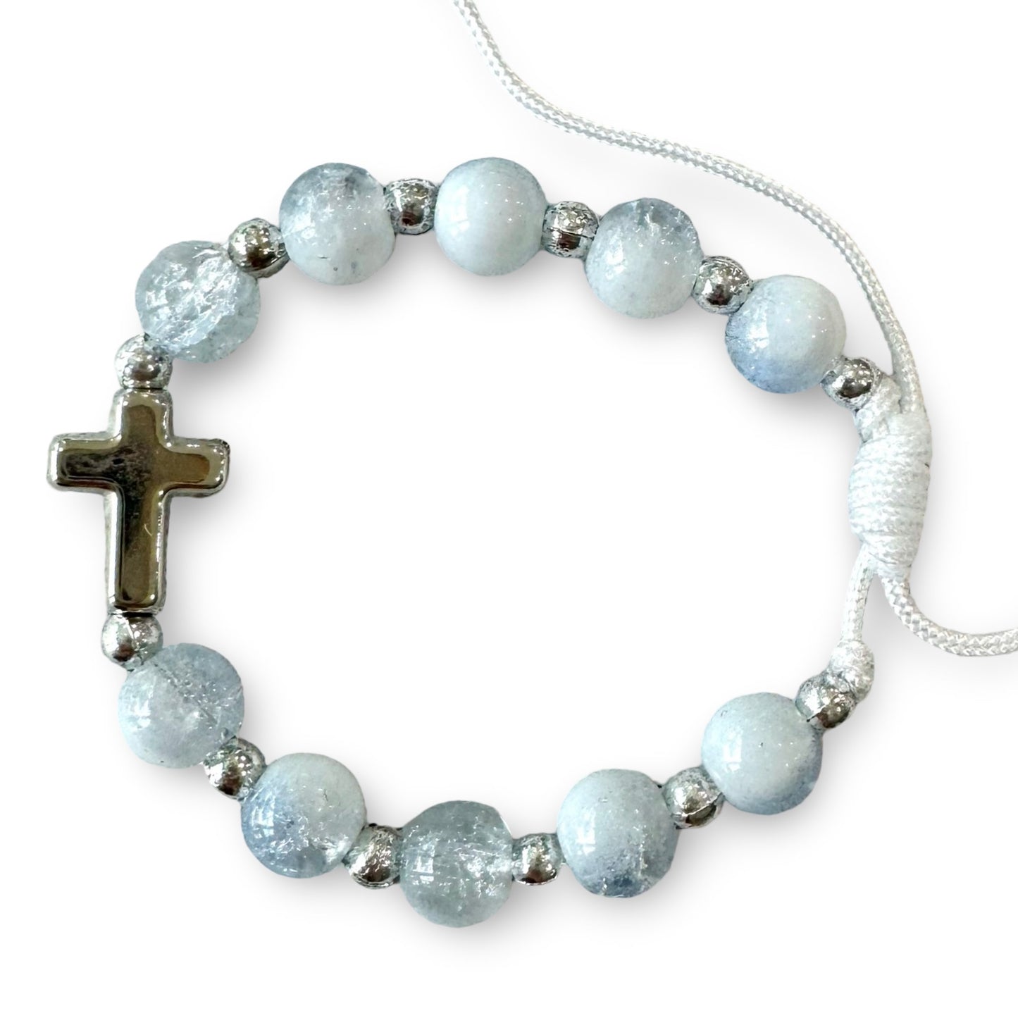 Cross Marble Decade Bracelet