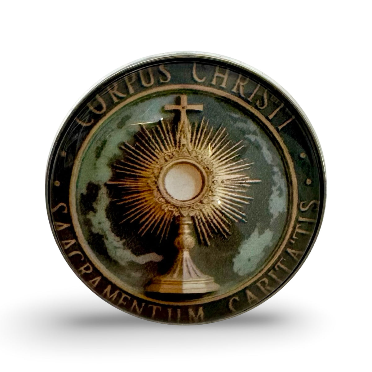 Monstrance Acrylic Pin