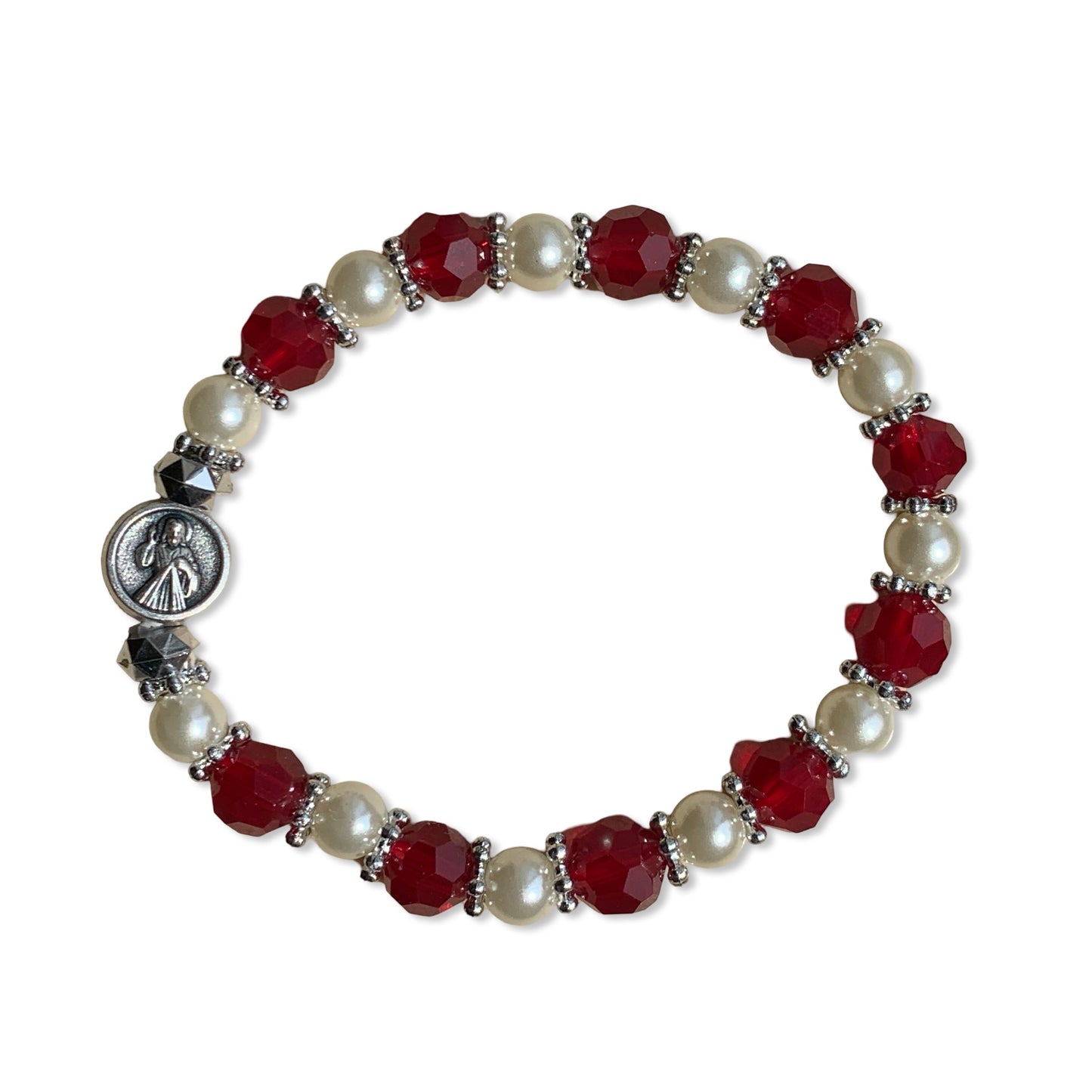 Beaded Queen of Peace Bracelet of Assorted Colors