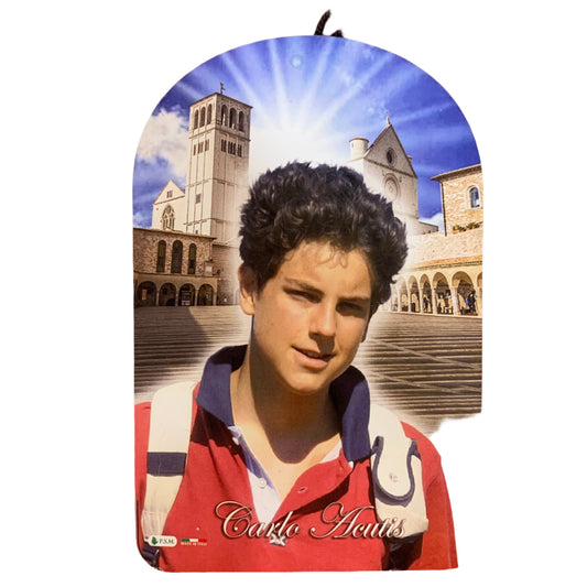 Carlo Acutis Wooden Image