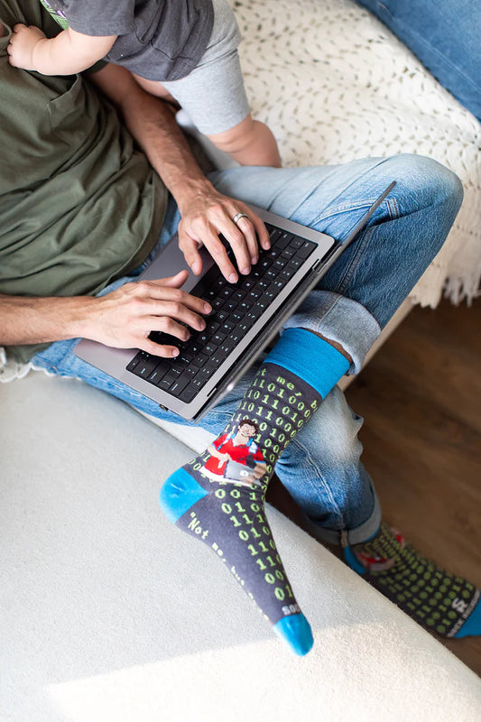 Carlo Acutis Coding Socks