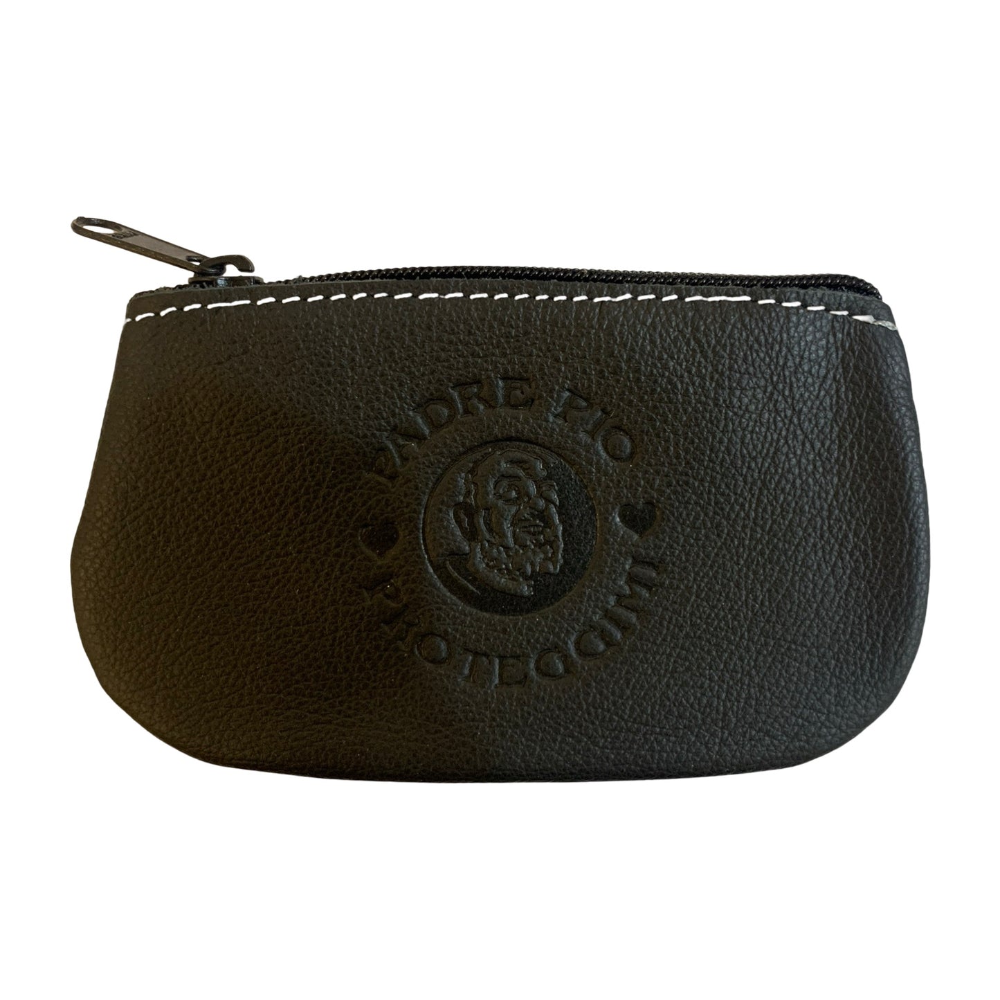 Leather Padre Pio Pouch