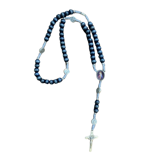 Blue Queen of Peace and St. Benedict Rosary