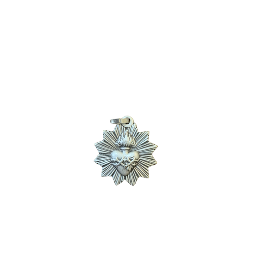 St. Margaret Mary Bookmark with Relic and Sacred Heart Medal