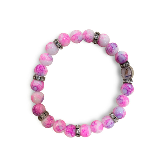 Queen of Peace Marble Chaplet of Peace Bracelet