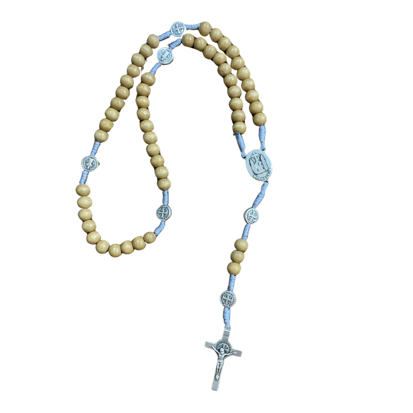 Brown Queen of Peace and St. Benedict Rosary