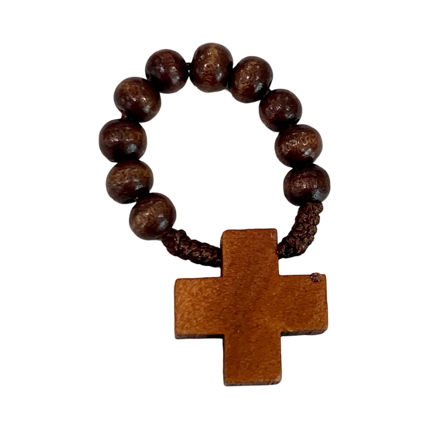 Simple Wooden Rosary Ring