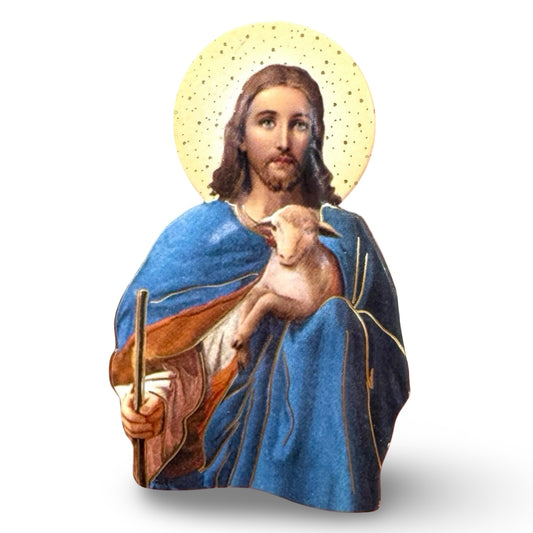 Jesus Carrying a Lamb Magnet