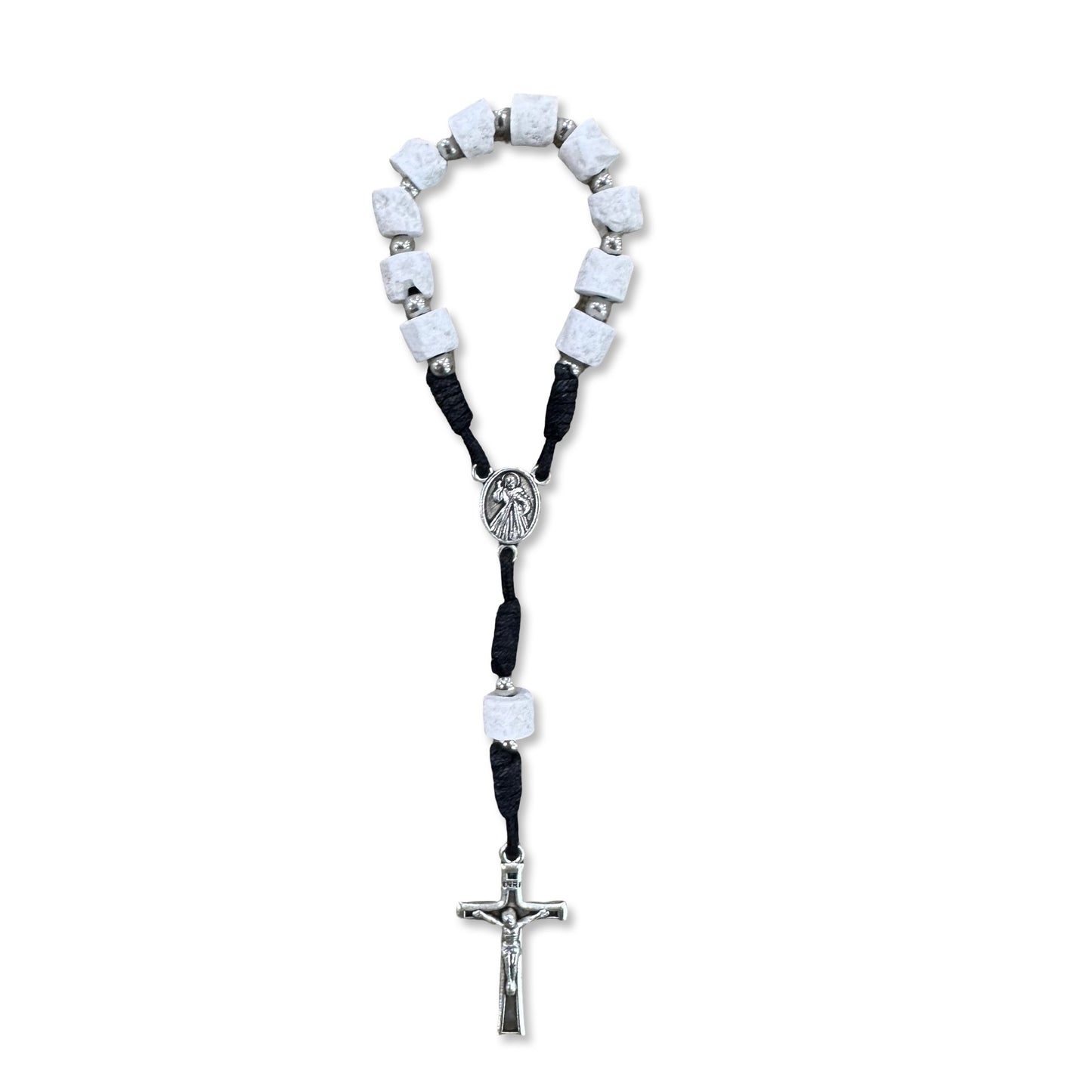 Refined Stone Our Lady Queen of Peace Decade Rosary