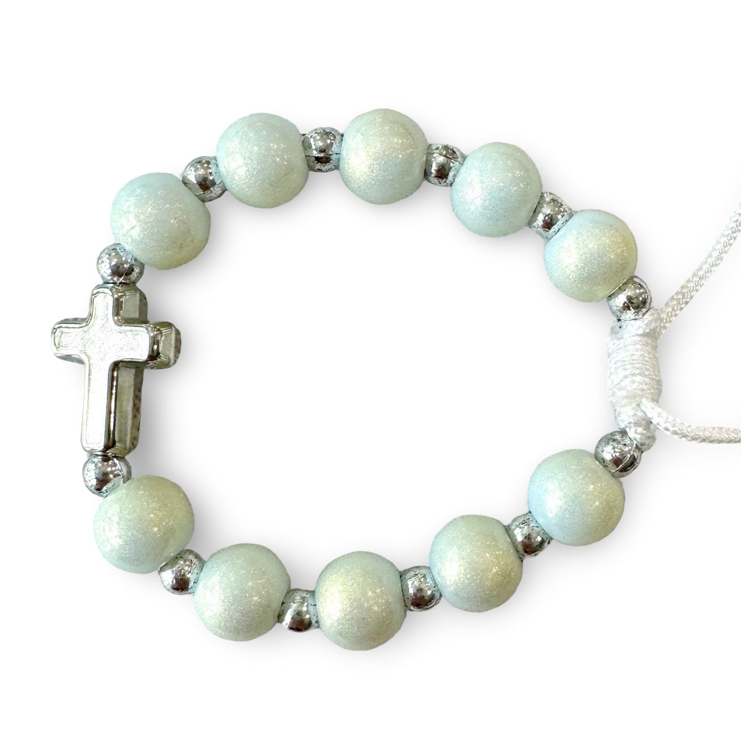 Cross Marble Decade Bracelet