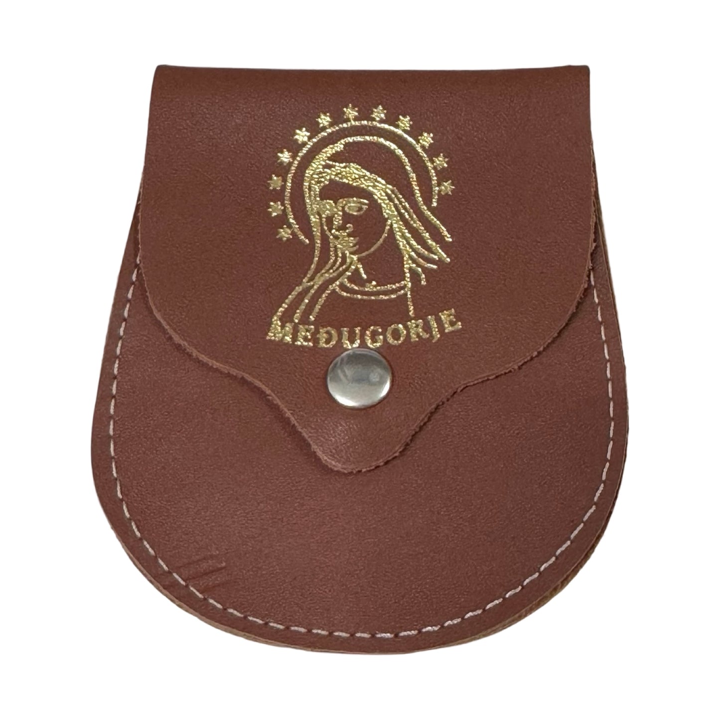 Queen of Peace Leather Pouch of Assorted Colors