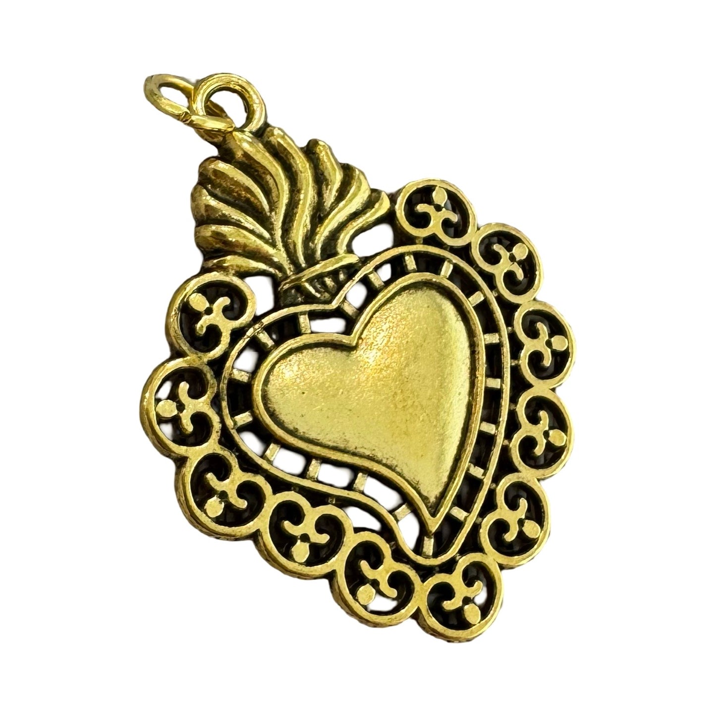 Assorted Gold Heart Pendants