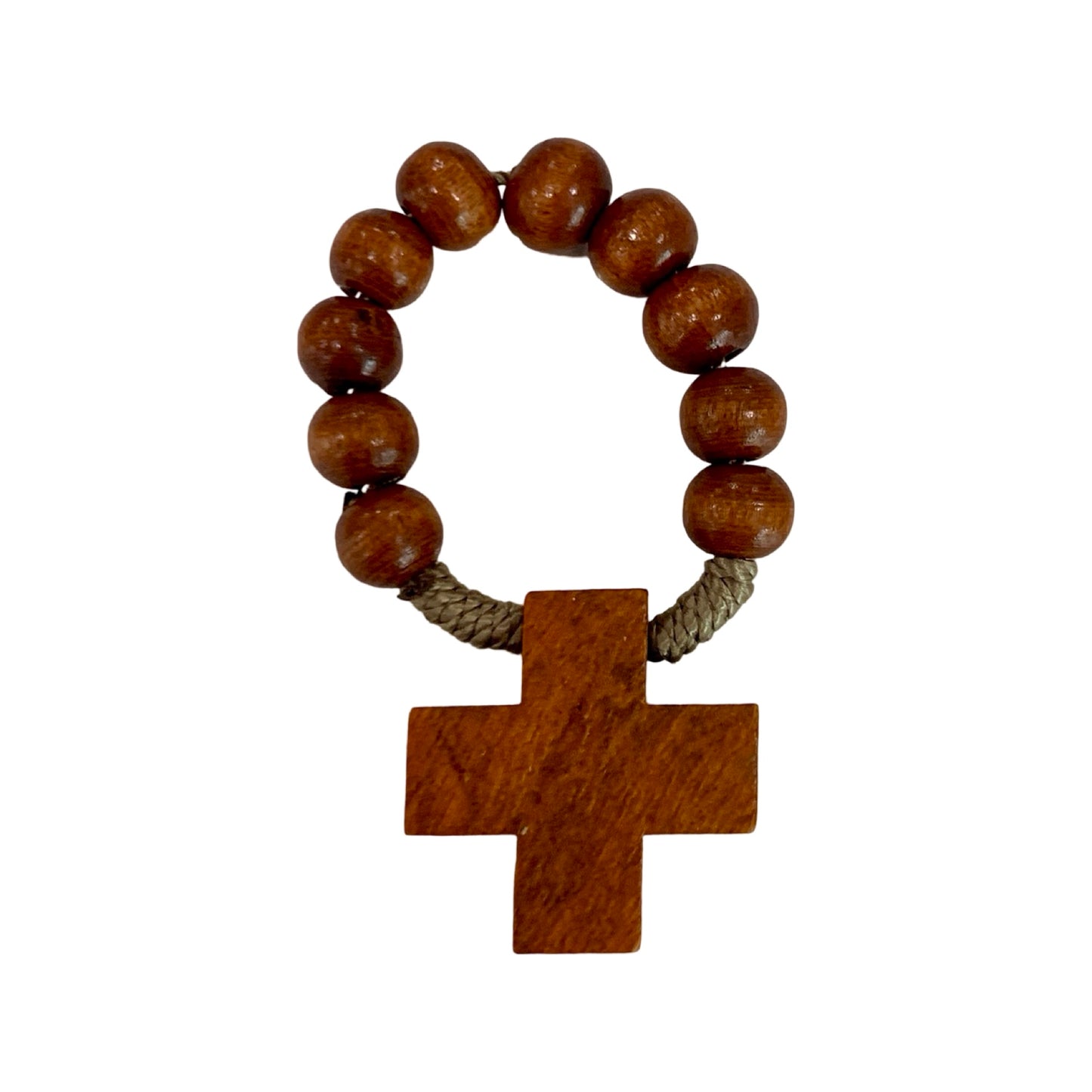 Simple Wooden Rosary Ring