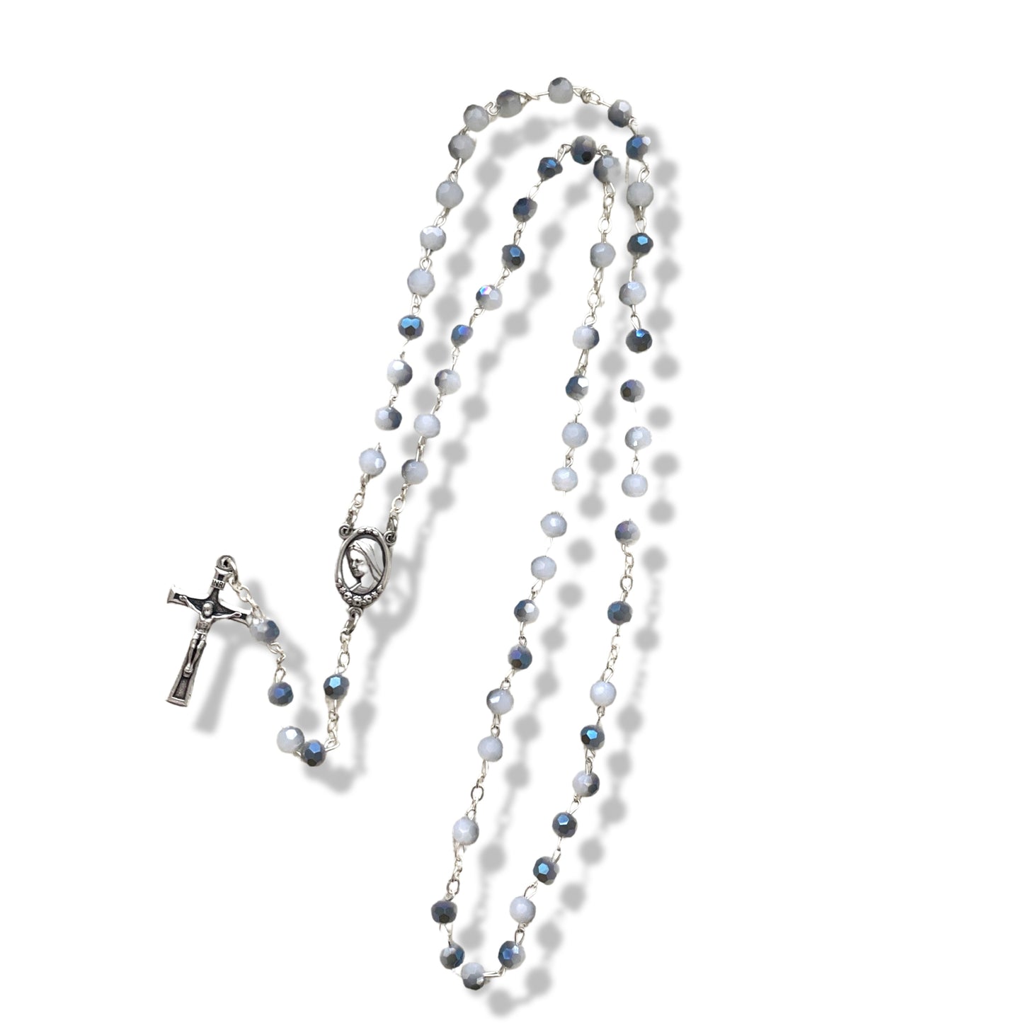 Crystal Queen of Peace Rosary