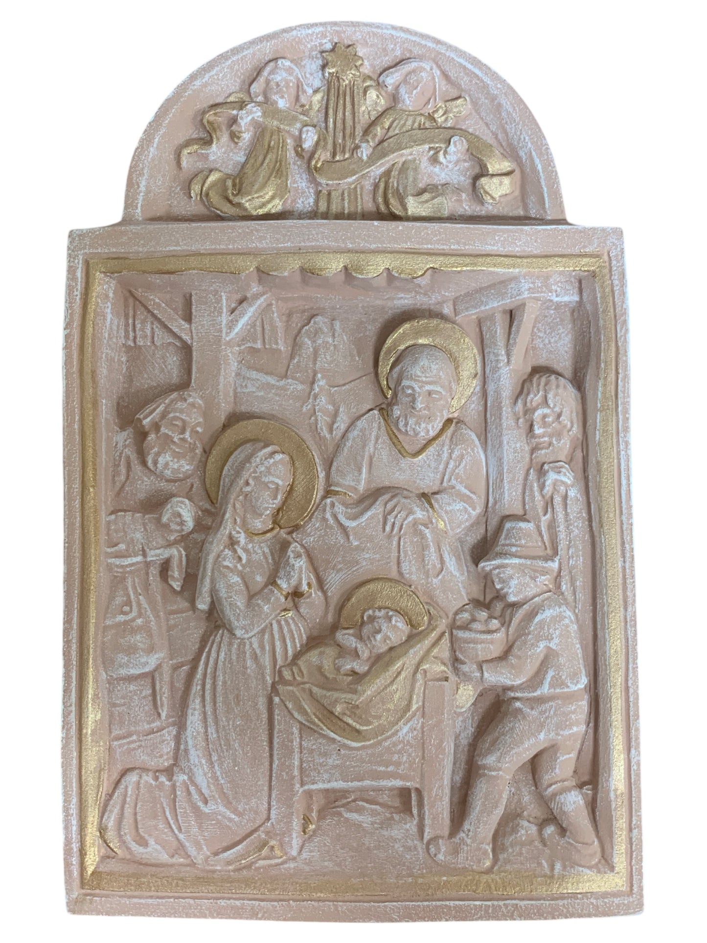 Crafted Nativity Scene Wall Decor