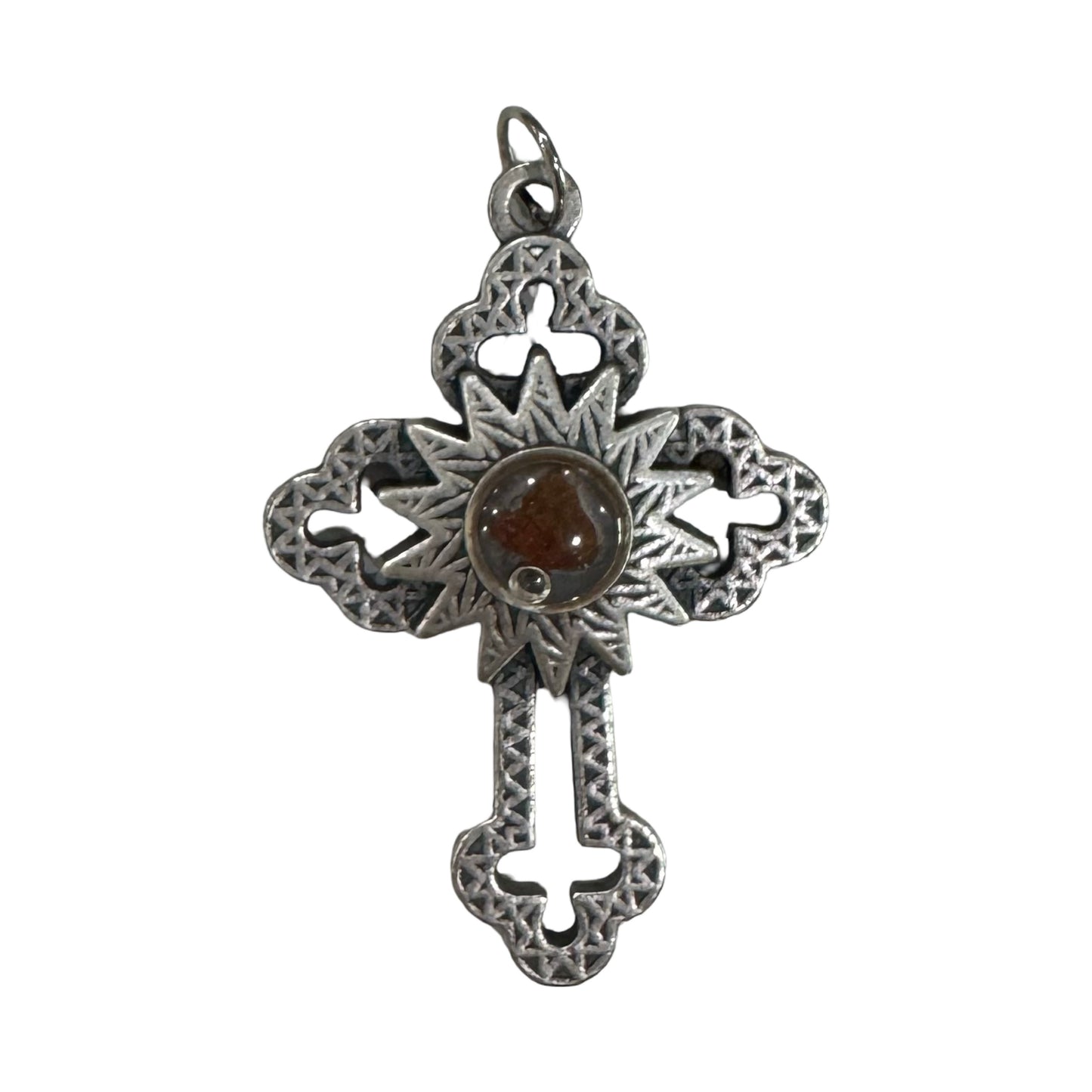 Relic Cross with Stone from Jerusalem