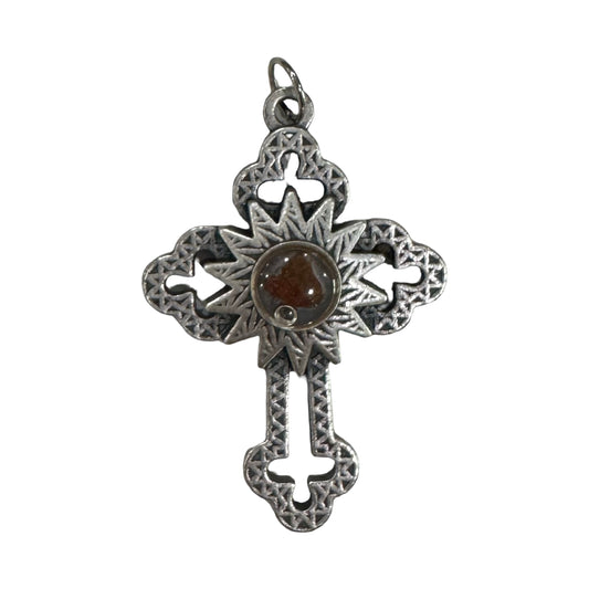 Relic Cross with Stone from Jerusalem
