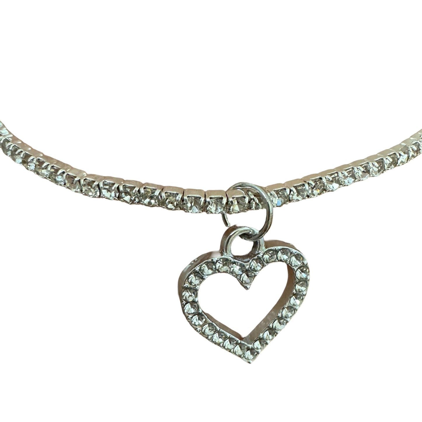 Heart Rhinestone Bracelet