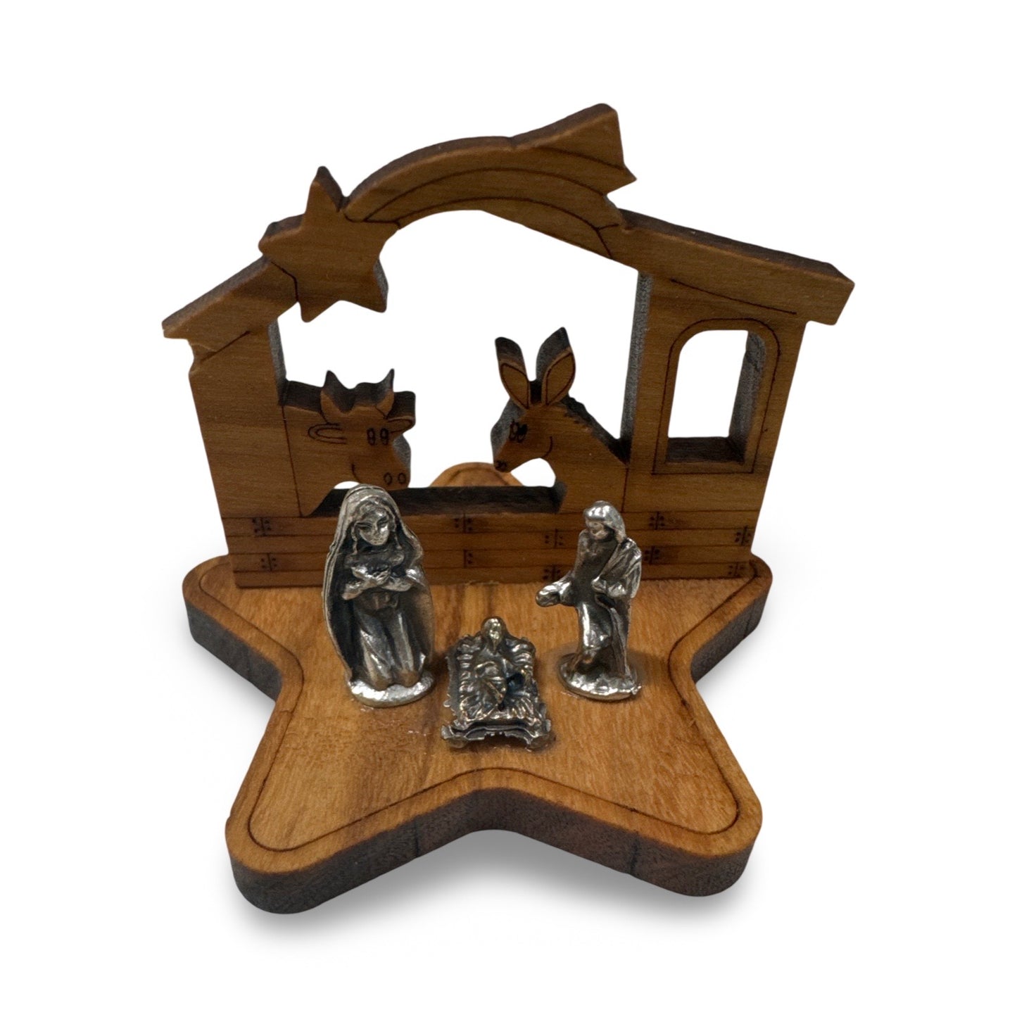 Olive Wood Nativity Scene