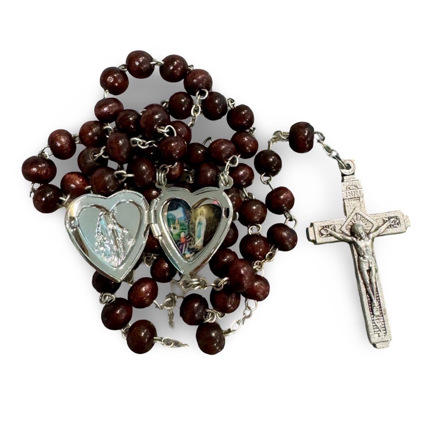 Lourdes Locket Rosary