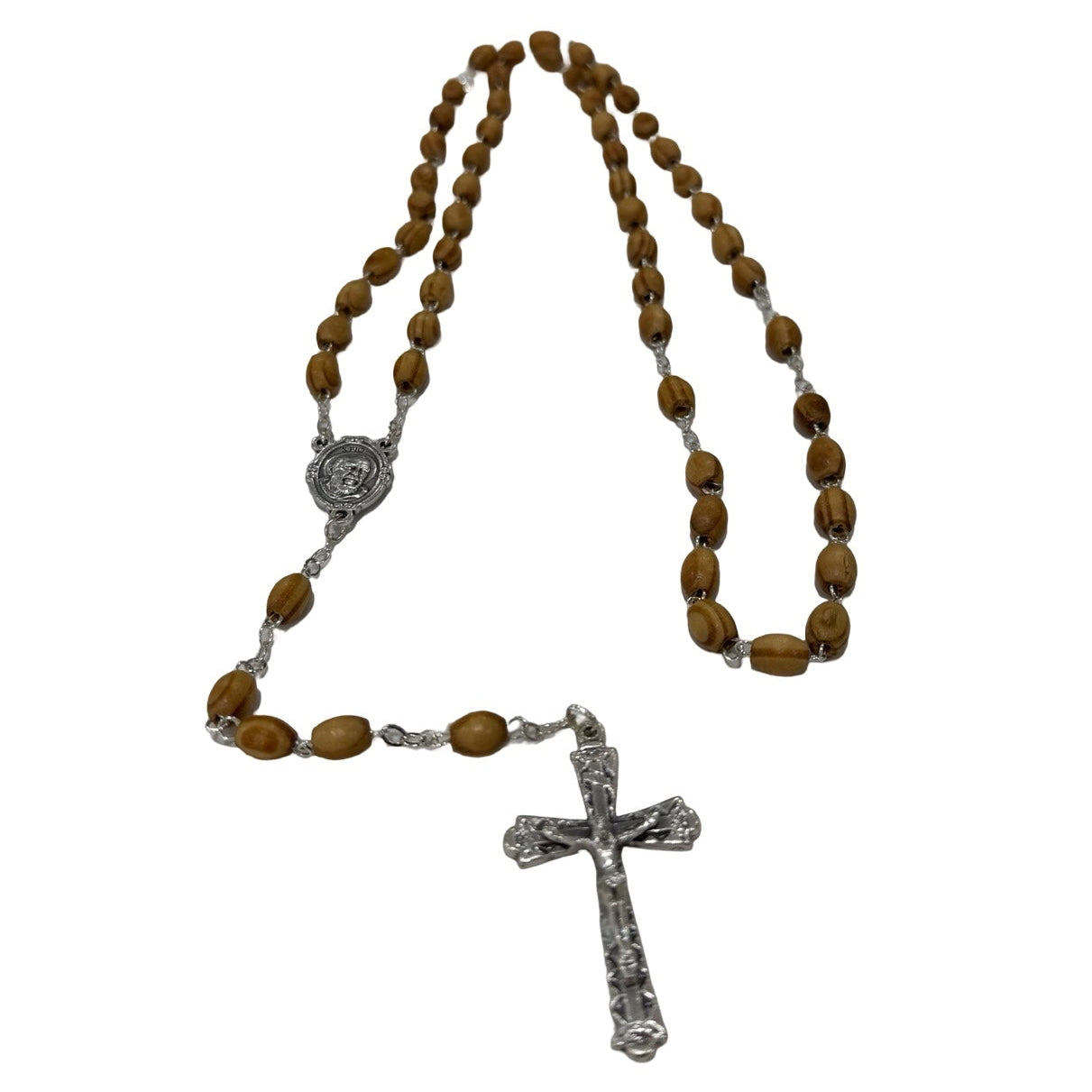 St. Padre Pio Rosary and Pouch Combo