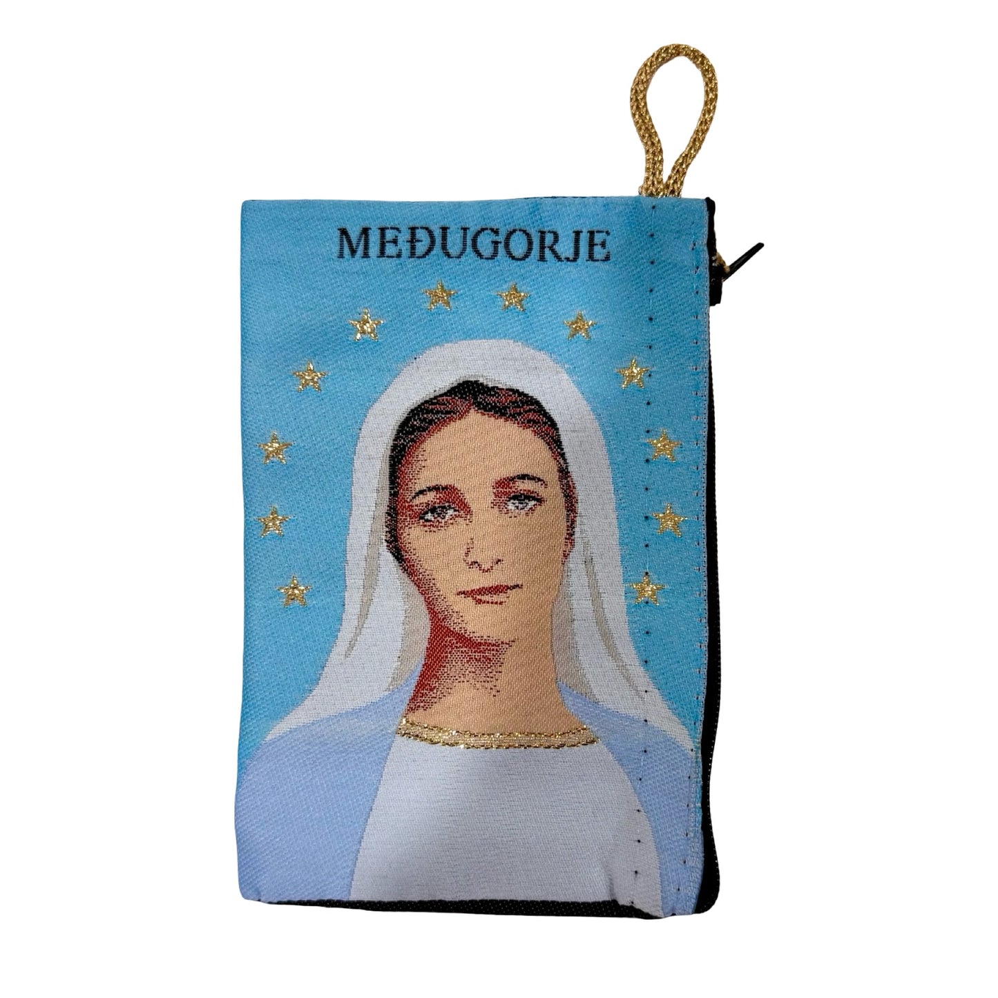 Queen of Peace with Stars Pouch