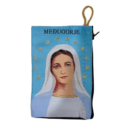 Queen of Peace with Stars Pouch
