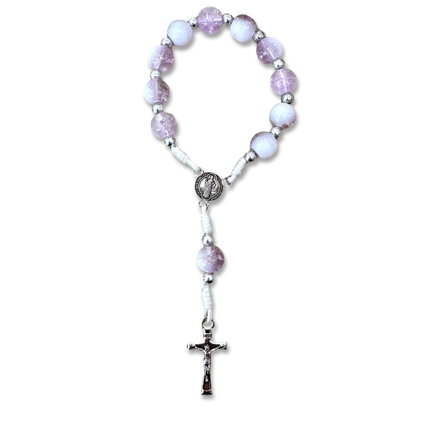 Sparkly St. Benedict Decade Rosary