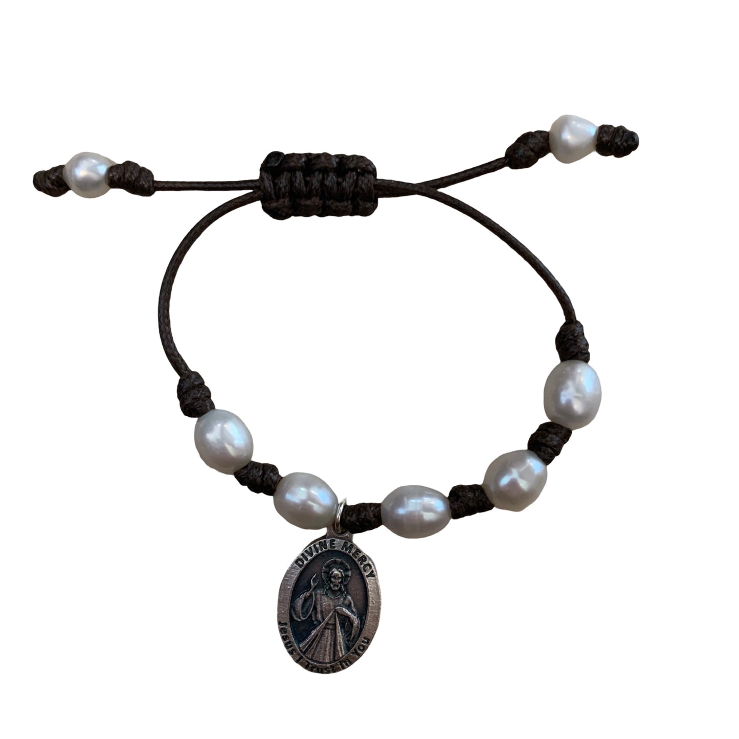 Pearl Beaded Adjustable Bracelet