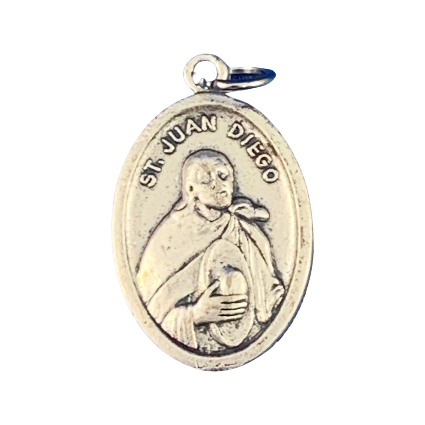 Double Sided Our Lady of Guadalupe and St. Juan Diego Medal