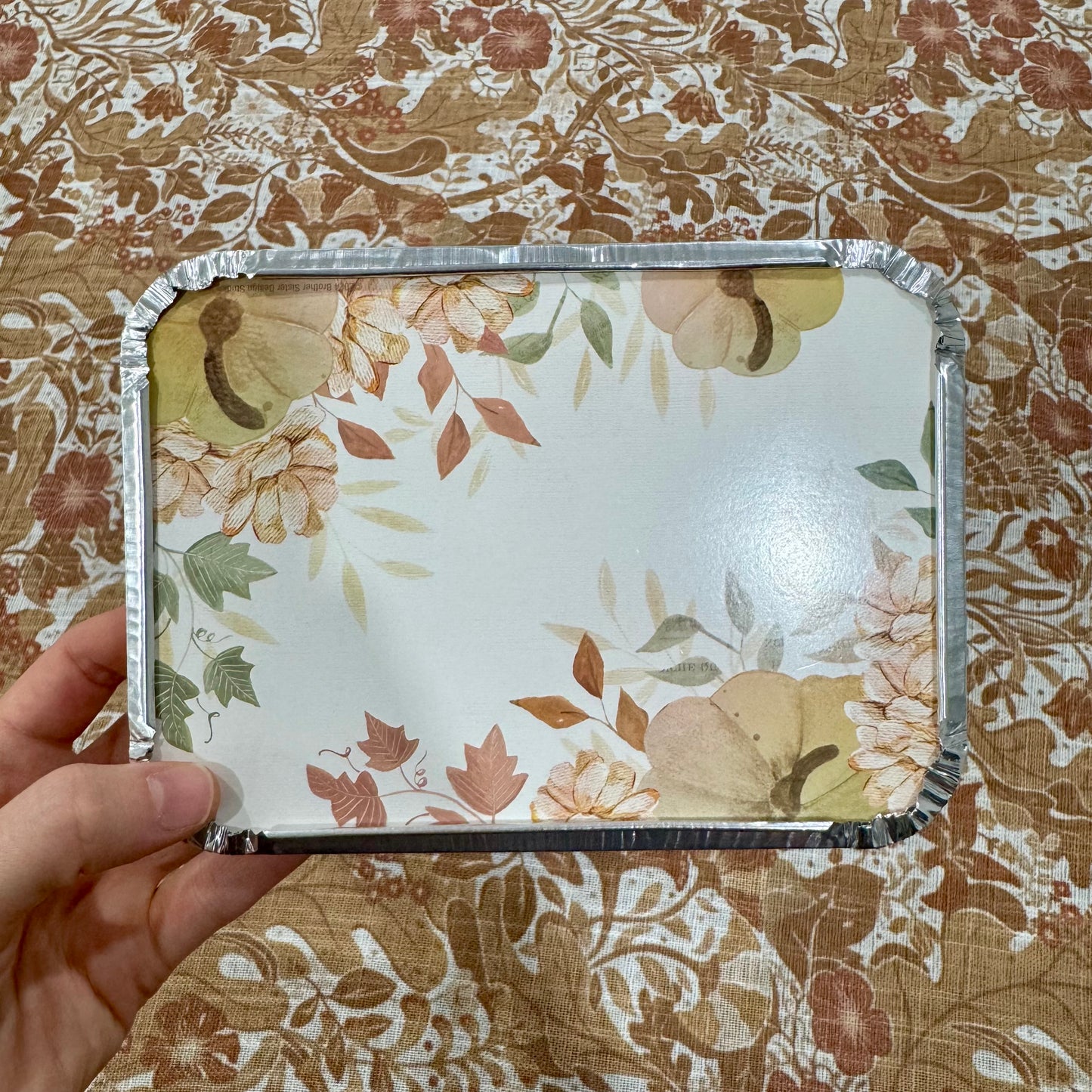 Thanksgiving Bread Pudding- Fall Flowers - SCTJM Nazareth Bakery